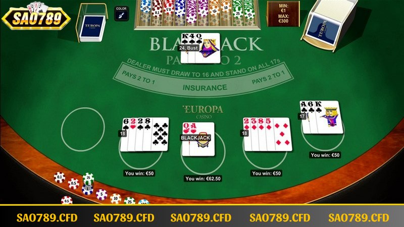 Đánh blackjack phải thay đổi chiến lược linh hoạt